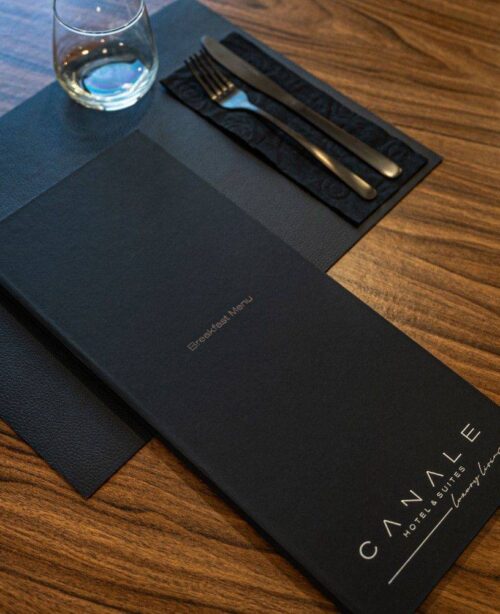 hard cover menu breakfast 31 canale 14