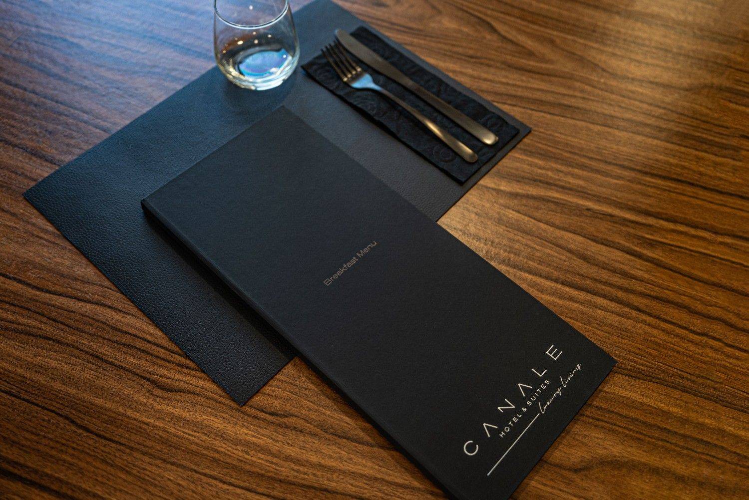 hard cover menu breakfast 31 canale 14