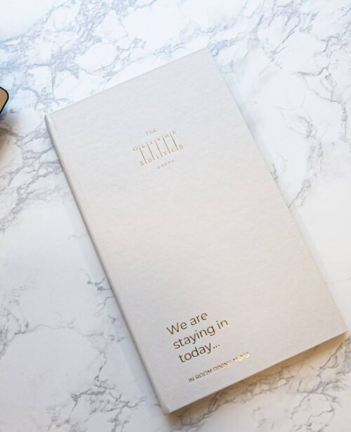 hard cover menu extras room 33 olivar 10