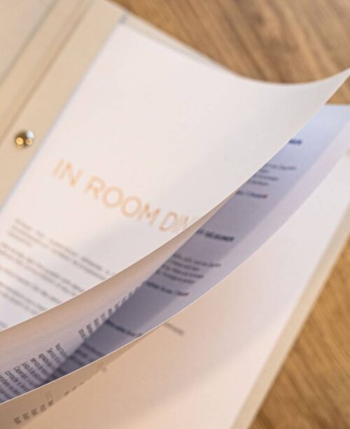 hard cover menu extras room 34 marbella 7