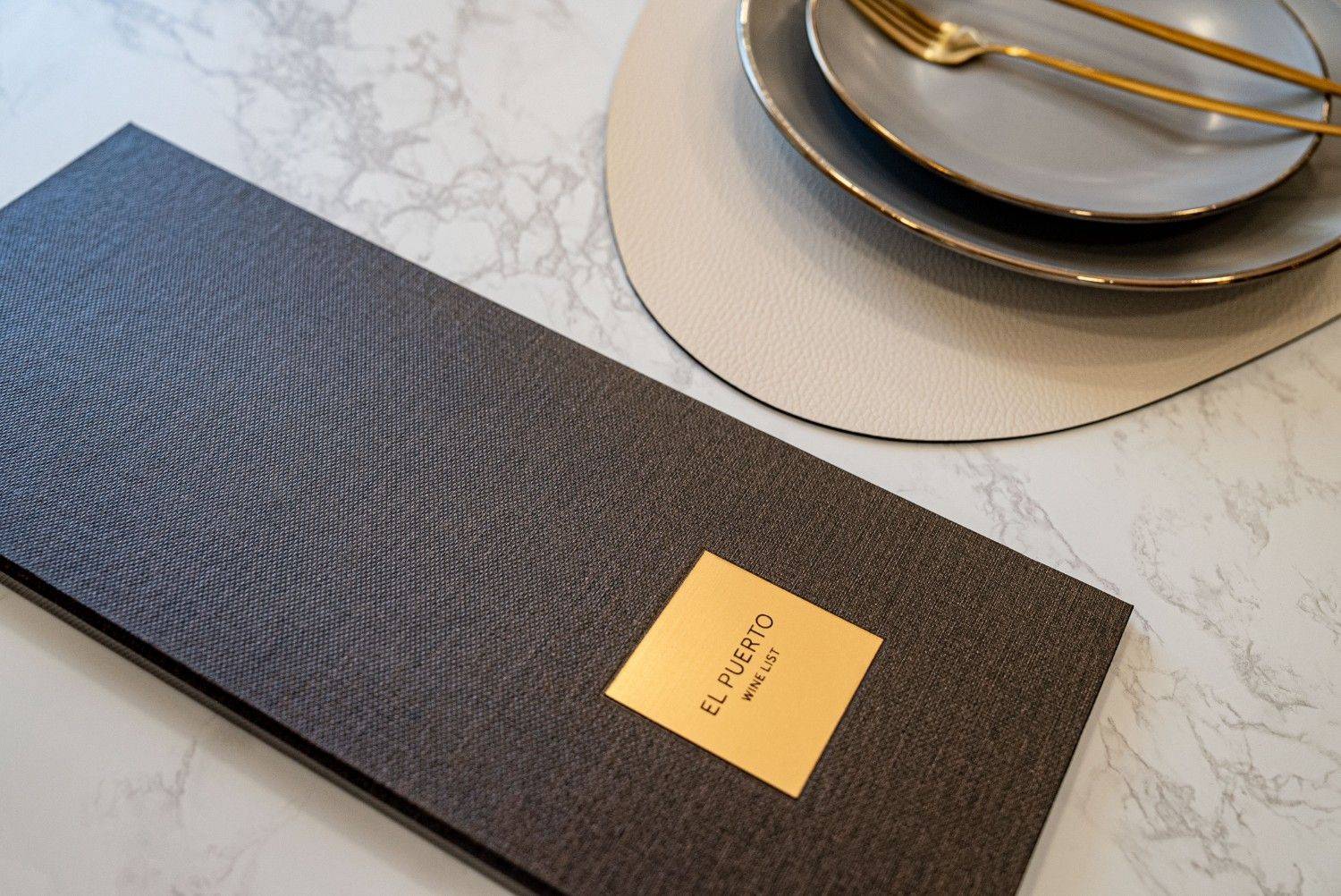 hard cover menu wine 15 el puerto 1